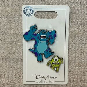 Disney Parks Monsters University Mike and Sulley Running 2 Pin Set